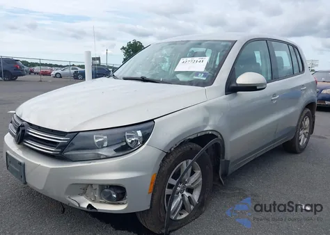 2013 Volkswagen Tiguan S from USA, damaged, VIN WVGBV3AXXDW610171